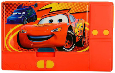 

IndusBay Cars Cartoon Theme Art Plastic Pencil Box(Set of 1, Multicolor)