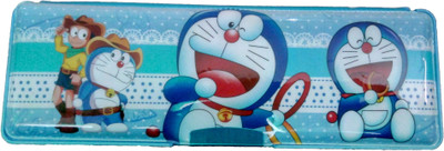 

IndusBay Doraemon Cartoon Theme Art Plastic Pencil Box(Set of 1, Blue)