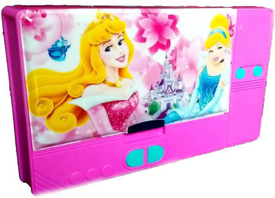 

HALO NATION Princess Printed Art Plastic Pencil Box(Set of 1, Pink)