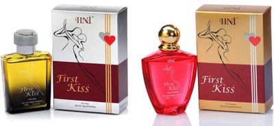 

HNI First Kiss Combo Perfumes for Men and Women 100ML+100ML Eau de Parfum - 200 ml(For Women)