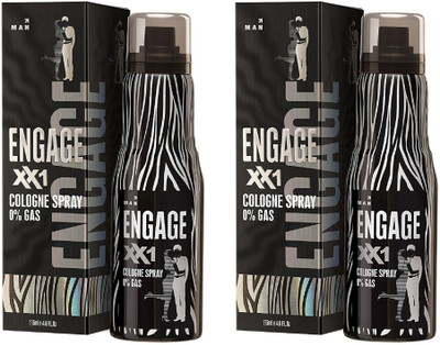 

Engage XX1 Cologne Spray for Men 135ML Each (Pack of 2) Eau de Parfum - 270 ml(For Men)