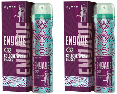 

Engage G2 Cologne Spray for Women 135ML Each (Pack of 2) Eau de Parfum - 270 ml(For Women)