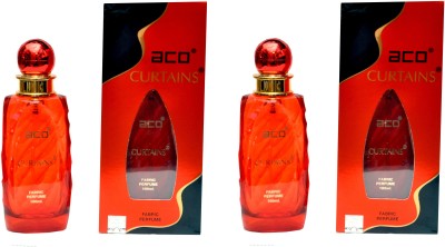 aco Curtains Red Combo Perfume 100ML+100ML Eau de Parfum  -  200 ml(For Men & Women)