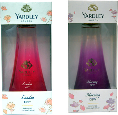 

Yardley London MIST and Morning Dew Cologne Combo Perfumes 100ML Each (Pack of 2) Eau de Parfum - 200 ml(For Women)