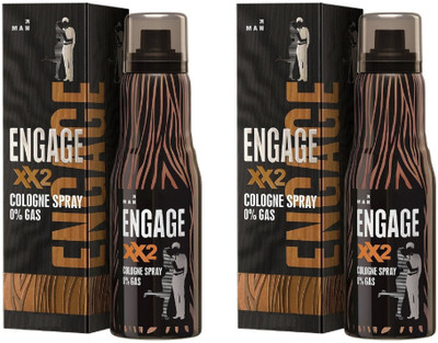 

Engage XX2 Cologne Spray for Men 135ML Each (Pack of 2) Eau de Parfum - 270 ml(For Men)