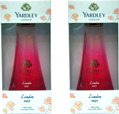 

Yardley London MIST Cologne Combo Perfumes 100ML Each (Pack of 2) Eau de Parfum - 200 ml(For Women)