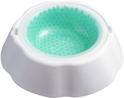 

moradiya fresh Feedin Round Silicone Pet Bowl(250 ml Multicolor)
