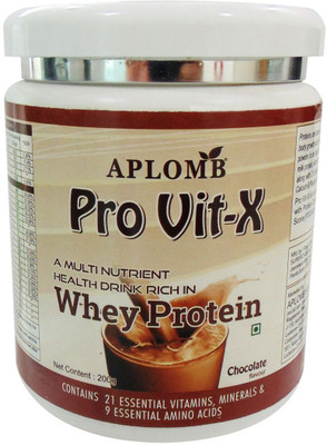 

Aplomb Aplomb Pro Vit-X Whey Protein Chocolate flavour 200 g Whey Protein(200 g, Chocolate)