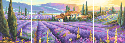 Noris Tript. Puzzle 2000 Pcs Lavender Fields(2000 Pieces)