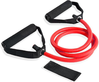 

Heega LATEX TUBE EXERCISER WITH D HANDLE RED Resistance Tube(Red)