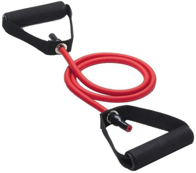 

Leosportz Toning Tube Resistance Tube With Foam Handles For Exercise And Fitness Resistance Tube(Red)