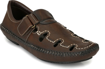 

El Paso Men Brown Sandals