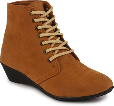 

Do Bhai Boots For Women(Tan