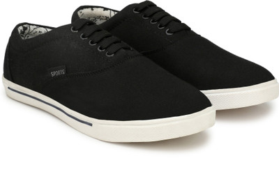 

Evolite Stylish Canvas Shoes For Men(Black, Dark black