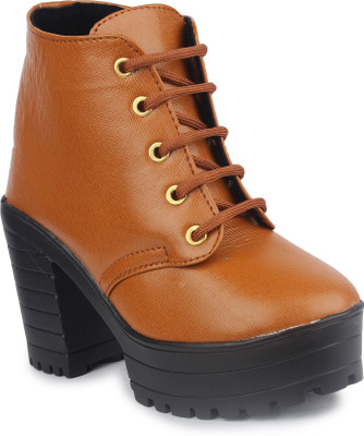 

Do Bhai Boot-Tiger-Euro41 Boots For Women(Tan, Brown