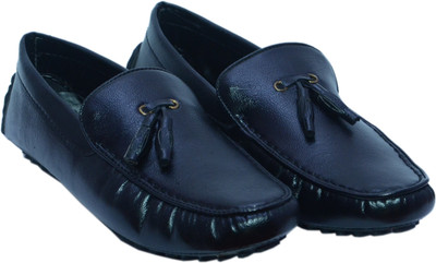 

Xylus Men's Casual Black Synthetic Leather Loafers Comfortable Light Weight Loafers For Men(Navy