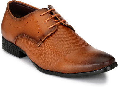 

Peponi StylishTanSyntheticLeatherAlbertoTaskinFormalShoes Corporate Casuals For Men(Tan