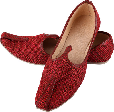 

DFR DFR JUTE ETHNIC Jutis For Men(Red