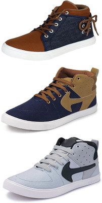 

Trenqs Sneakers For Men(Multicolor, Brown
