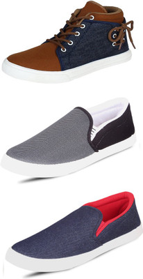 

Trenqs Casuals For Men(Multicolor, Brown