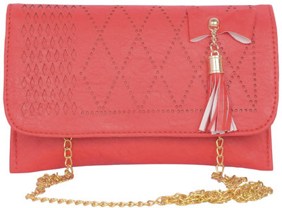 

Aliado Women Casual Red Leatherette Sling Bag