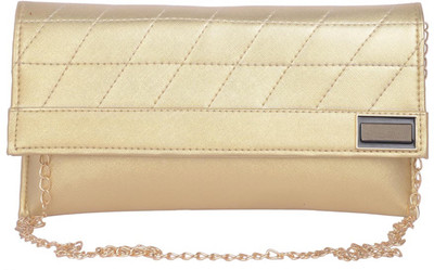 

Aliado Women Casual Gold Leatherette Sling Bag