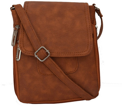 

ANICKS Women Formal Brown PU Sling Bag
