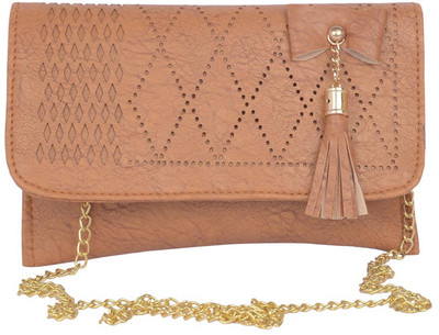 

Aliado Women Casual Tan Leatherette Sling Bag