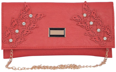 

Aliado Women Casual Red Leatherette Sling Bag