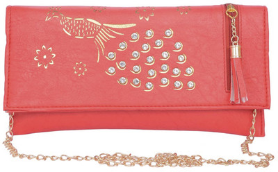 

Aliado Women Casual Red Leatherette Sling Bag