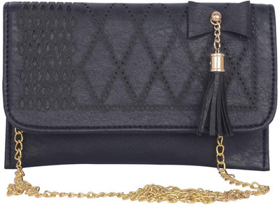 

Aliado Women Casual Black Leatherette Sling Bag