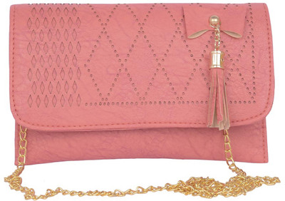 

Aliado Women Casual Orange Leatherette Sling Bag