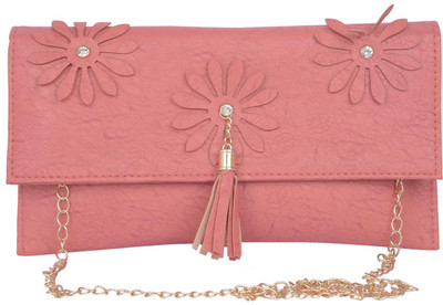 

Aliado Women Casual Orange Leatherette Sling Bag