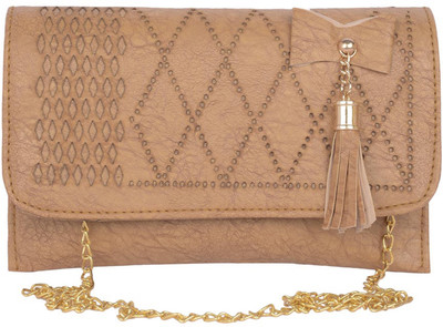 

Aliado Women Casual Beige Leatherette Sling Bag
