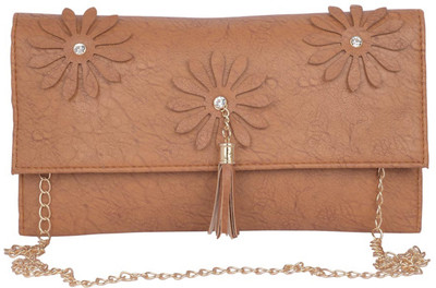 

Aliado Women Casual Brown Leatherette Sling Bag