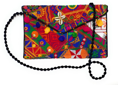 

Unique Fashion Women Evening/Party, Casual, Formal Multicolor Cotton, Silk Sling Bag