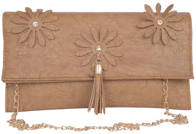 

Aliado Women Casual Brown Leatherette Sling Bag