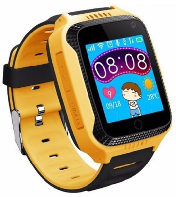 

Shout and Safe Kids GPS Smart Watch Yellow Smartwatch(Yellow Strap Free Size)