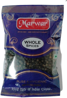 

Marwar Premium Black Pepper Whole, Extra Bold Size(Kali Mirch)(100 g)