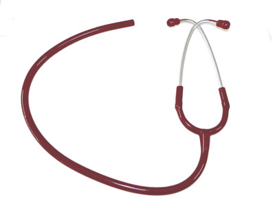 NSC Stethoscope Burgundy Head Frame Burgundy tube Stethoscope Case(Burgundy)