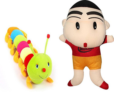 

Marchie's combo shinchan Soft Toy (17 cm) and Caterpillar (55 cm) combo - (multicolor) - 55 cm(Multicolor)