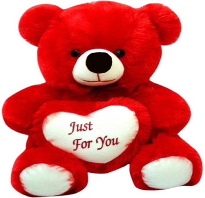 

Arvel 2 feet red / anniversary gift teddy/ teddy for girlfriend / cute teddy / gift teddy / love teddy - 60.3 cm(Red)