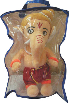 

Babyjoys Lord Ganesha Soft Toy - 8 cm(creem)