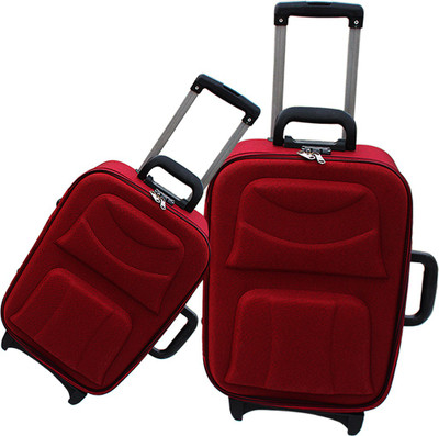 

MOFKOF STYLISH MAROON WITH DOUBLE DESIGN Expandable Check-in Luggage -  inch(Maroon