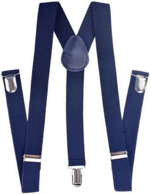 

RedDiamond Y- Back Suspenders for Men(Blue)