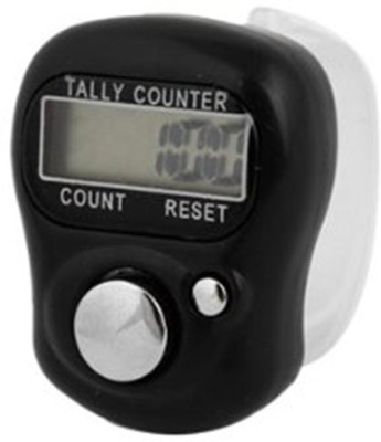 StealODeal Black Electronic Finger Digital Tally Counter(Black Pack of 1)