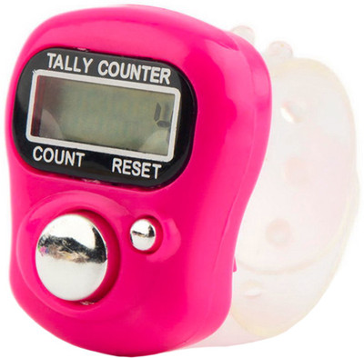 StealODeal Pink Electronic Finger Digital Tally Counter(Pink Pack of 1)