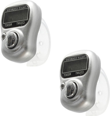 

Stealodeal Silver Electronic Finger|Pack of 2| Digital Tally Counter(Silver Pack of 2)