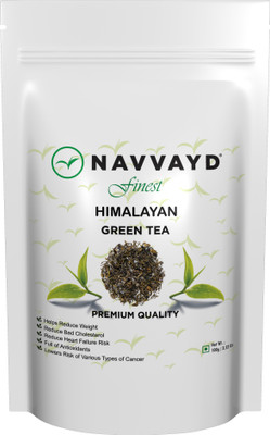 

Navvayd Himalayan Green Tea 100 gm (40 cups) | Handcrafted High Grown Green Tea Unflavoured Green Tea Pouch(100 g)