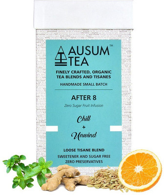 

Ausum After 8 (Loose Leaf) | Apple, Orange, Peppermint, Fennel, Ginger Herbal Tea(105 g, Pouch)